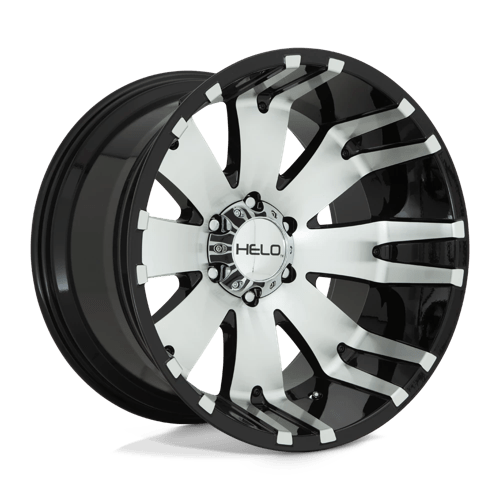 Helo HE917 Gloss Black Machined 20x12 -44 5x139.7mm 78.1mm