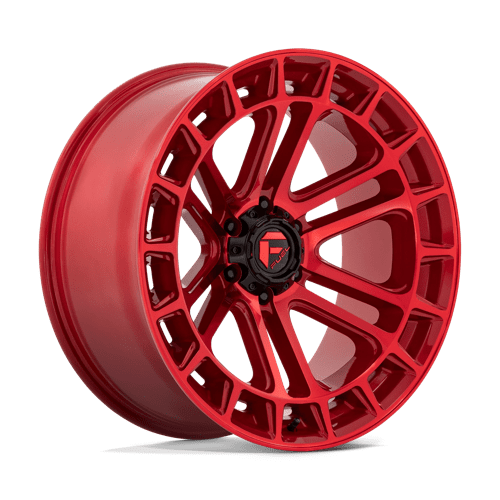 Fuel Offroad D719 HEATER Candy Red Machined 22x10 -13 6x139.7mm 106.1mm