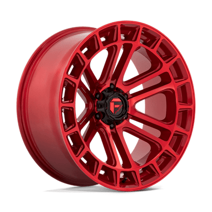 Fuel Offroad D719 HEATER Candy Red Machined 22x10 -13 6x139.7mm 106.1mm