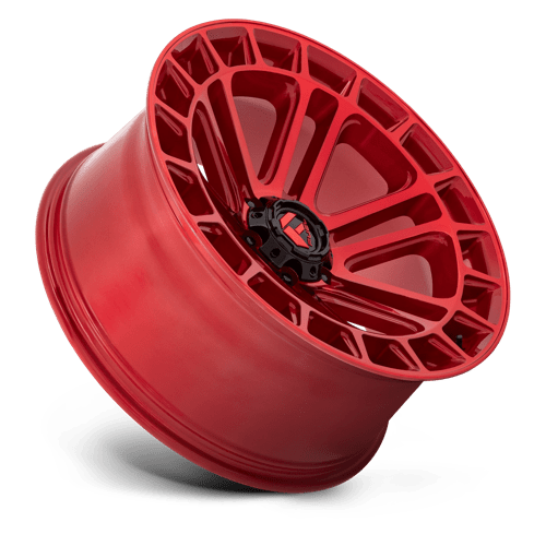 Fuel Offroad D719 HEATER Candy Red Machined 22x10 -13 6x139.7mm 106.1mm