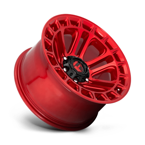 Fuel Offroad D719 HEATER Candy Red Machined 17x9 -12 6x139.7mm 106.1mm