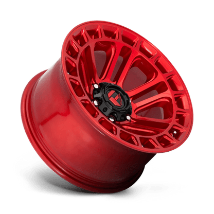 Fuel Offroad D719 HEATER Candy Red Machined 17x9 -12 6x139.7mm 106.1mm