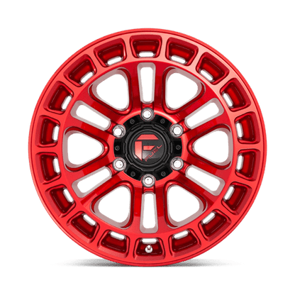 Fuel Offroad D719 HEATER Candy Red Machined 18x9 +1 6x135mm 87.1mm