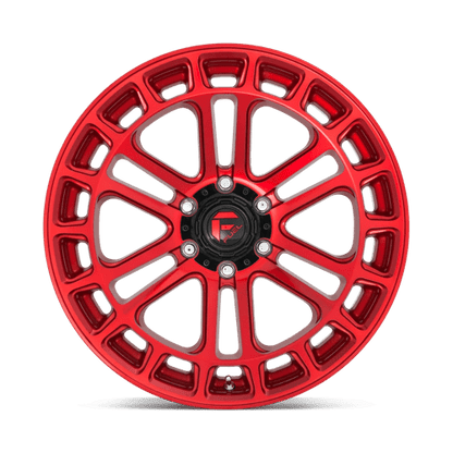 Fuel Offroad D719 HEATER Candy Red Machined 20x9 +1 6x139.7mm 106.1mm