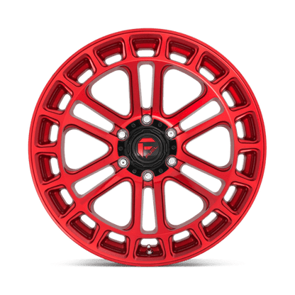 Fuel Offroad D719 HEATER Candy Red Machined 20x9 +1 6x135mm 87.1mm