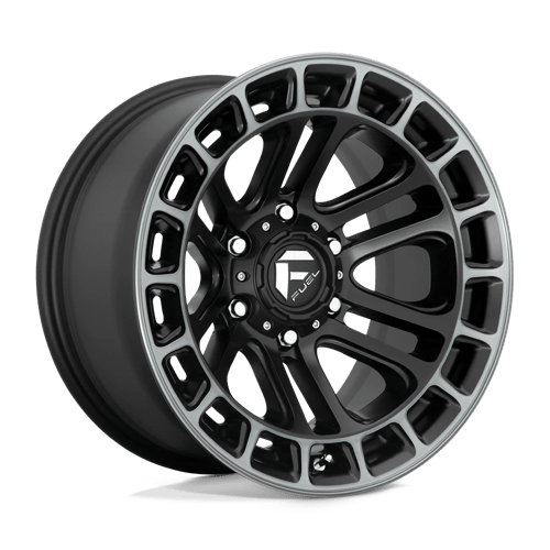 Fuel Offroad D720 HEATER Matte Black Ddt Machined 18x9 +1 6x139.7mm 106.1mm