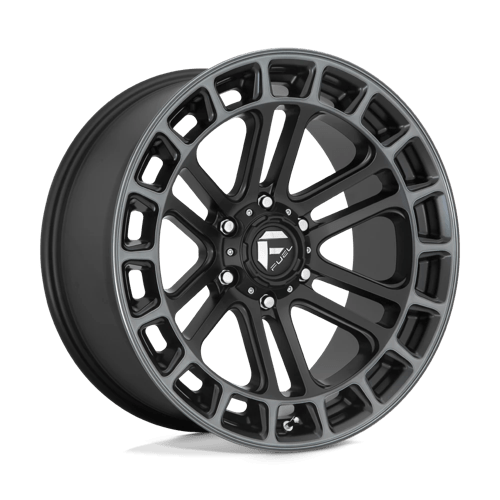 Fuel Offroad D720 HEATER Matte Black Ddt Machined 20x9 +1 6x135mm 87.1mm