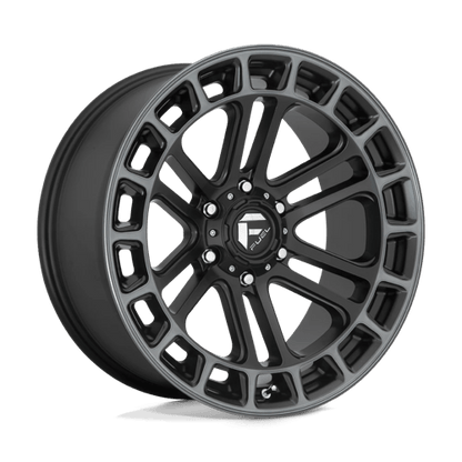Fuel Offroad D720 HEATER Matte Black Ddt Machined 20x9 +1 6x135mm 87.1mm