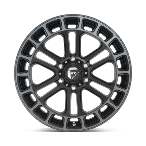 Fuel Offroad D720 HEATER Matte Black Ddt Machined 20x9 +1 6x139.7mm 106.1mm
