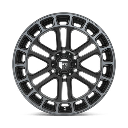 Fuel Offroad D720 HEATER Matte Black Ddt Machined 20x9 +1 6x135mm 87.1mm