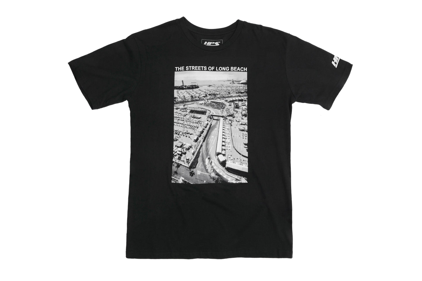 HPS Performance The Streets of Long Beach Aerial View T-Shirt, Black
