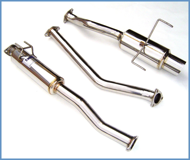 Invidia Type-S 60mm (101mm tip) Cat-back Exhaust - 01-06 Acura RSX