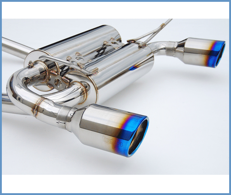 Invidia Gemini Rolled Titanium Tip Cat-back Exhaust - 02-08 Nissan 350Z
