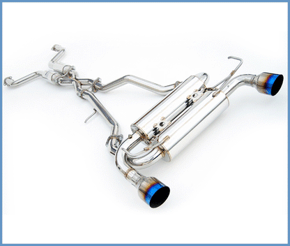 Invidia Gemini Single Layer Titanium Tip Cat-back Exhaust - 02-08 Nissan 350Z
