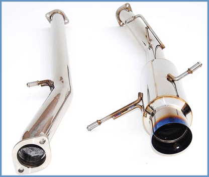 Invidia N1 RACING Titanium Tip Cat-back Exhaust -02-07 Subaru WRX/STI