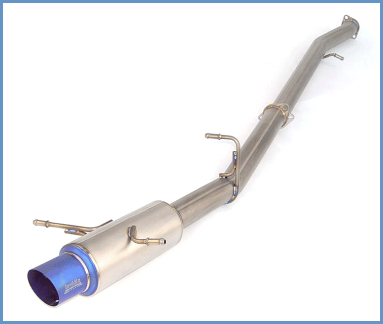 Invidia 80mm Full Titanium Cat-back Exhaust - 02-07 Subaru WRX/STI