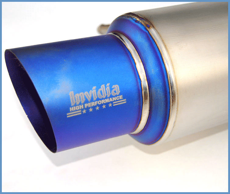 Invidia 80mm Full Titanium Cat-back Exhaust - 02-07 Subaru WRX/STI