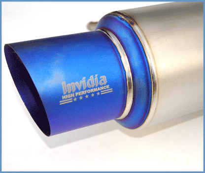 Invidia 80mm Full Titanium Cat-back Exhaust - 02-07 Subaru WRX/STI
