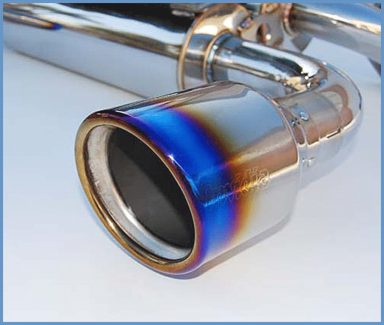 Invidia Gemini Rolled Titanium Tip Cat-back Exhaust - 03-08 Infiniti G35 Coupe