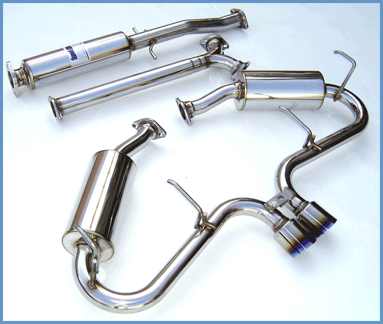 Invidia 60mm (80mm tip) Titanium Tip Cat-back Exhaust - 03-04 Mini Cooper S