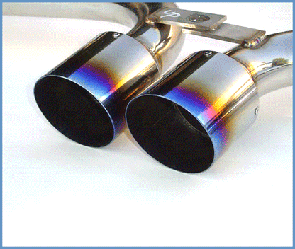Invidia 60mm (80mm tip) Titanium Tip Cat-back Exhaust - 03-04 Mini Cooper S