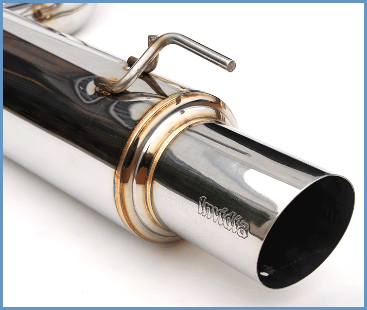 Invidia 63mm (101mm tip) N1 Cat-back Exhaust - 05+ Ford Mustang V8
