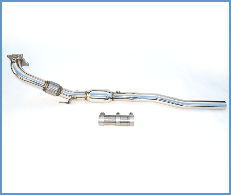 Invidia Downpipe with High Flow Cat - 05-12 Volkswagen Golf GTI