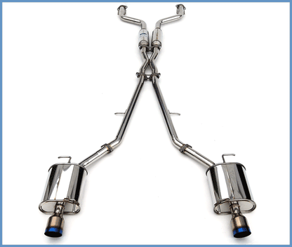 Invidia Q300 Single Layer Titanium Tip Cat-back Exhaust - 07+ Infiniti G35/G37 Sedan