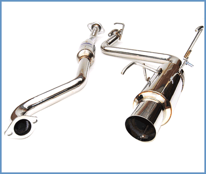 Invidia N1 Stainless Steel Tip Resonator 63mm Piping Cat-back Exhaust - 08-11 Subaru Impreza Non-Turbo
