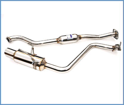 Invidia N1 Stainless Steel Tip Resonator 63mm Piping Cat-back Exhaust - 08-11 Subaru Impreza Non-Turbo
