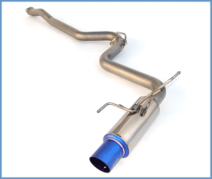 Invidia 80mm Single Outlet Full Titanium Cat-Back Exhaust - 08-14 Subaru WRX/STI Sedan