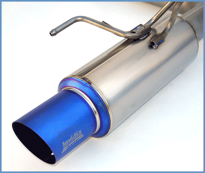 Invidia 80mm Single Outlet Full Titanium Cat-Back Exhaust - 08-14 Subaru WRX/STI Sedan