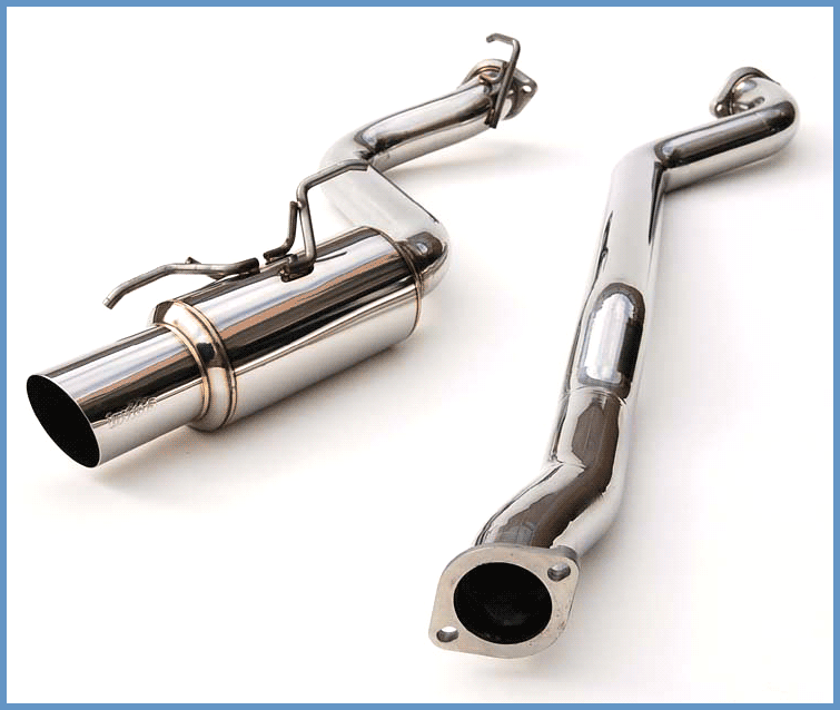 Invidia 76mm RACING Titanium Tip Cat-back Exhaust - 08+ Subaru WRX Hatch/STI
