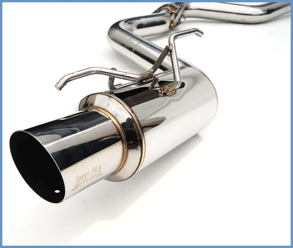 Invidia RACING Stainless Steel Tip Cat-back Exhaust - 08+ Subaru WRX Hatch