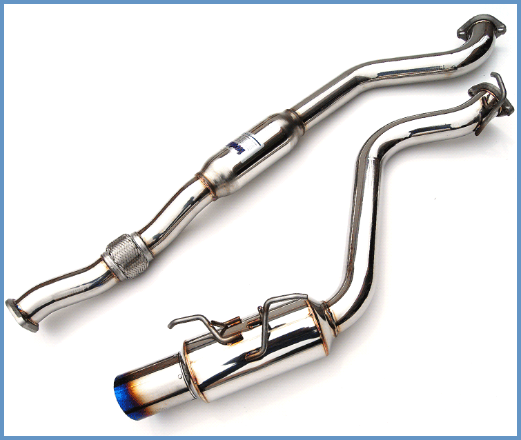 Invidia 76mm REGULAR Titanium Tip Cat-back Exhaust - 08+ Subaru WRX Hatch