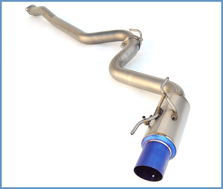 Invidia 80mm Single Outlet Full Titanium Cat-Back Exhaust - 08-14 Subaru WRX/STI