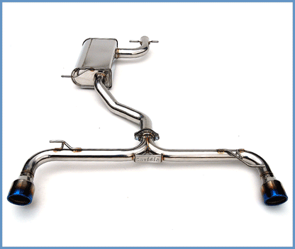 Invidia Q300 Titanium Tip Cat-back Exhaust - 09-14 Volkswagen GTI 2.0T