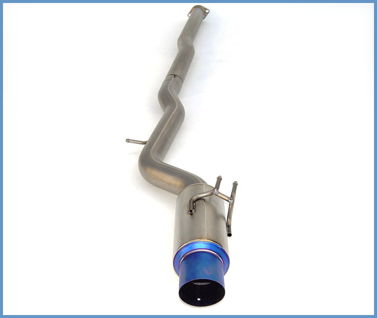 Invidia 80mm Single Outlet Full Titanium Cat-Back Exhaust - 2009+ Mitsubishi Evo X