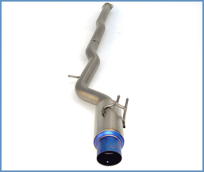 Invidia 80mm Single Outlet Full Titanium Cat-Back Exhaust - 2009+ Mitsubishi Evo X