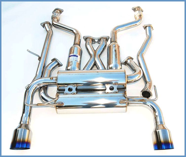 Invidia Gemini Single Layer Titanium Tip Cat-back Exhaust - 09+ Nissan 370Z
