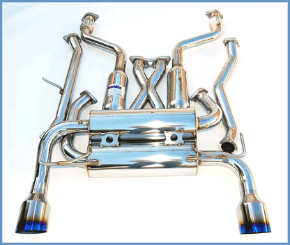 Invidia Gemini Single Layer Titanium Tip Cat-back Exhaust - 09+ Nissan 370Z