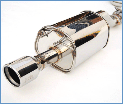 Invidia Q300 Rolled Stainless Steel Tip Cat-back Exhaust - 12-13 Honda Civic Si Coupe