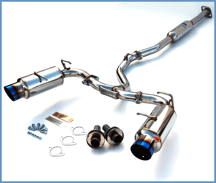 Invidia 60mm N1 Ti-Tip Cat- Back Exhaust - 12+ Scion FRS/BRZ