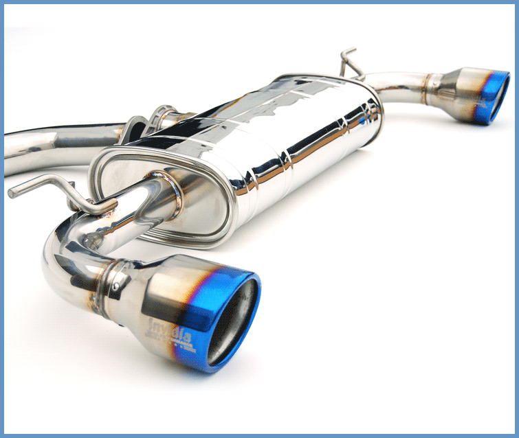Invidia Q300 Rolled Titanium Tip Cat-Back Exhaust - 13+ Volkswagen Golf GTI