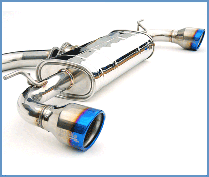 Invidia Q300 Rolled Titanium Tip Cat-Back Exhaust - 13+ Volkswagen Golf GTI