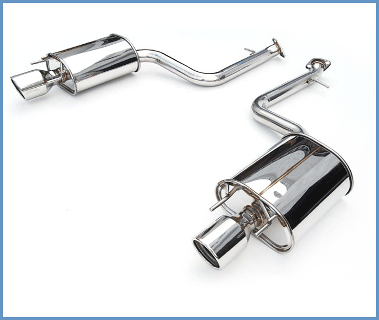 Invidia Q300 w/ Rolled Stainless Steel Tips Axle-Back Exhaust - 13+ Lexus IS 250/IS350