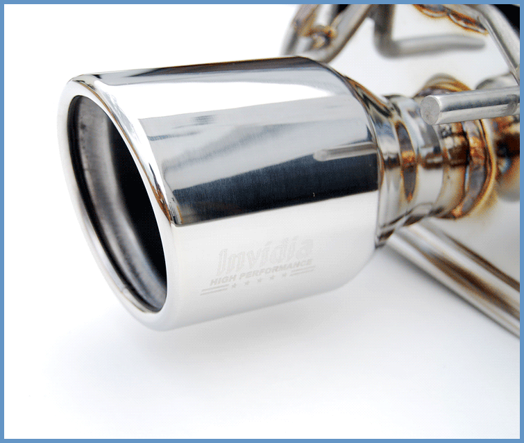 Invidia Q300 w/ Rolled Stainless Steel Tips Axle-Back Exhaust - 13+ Lexus IS 250/IS350