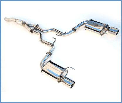 Invidia Q300 Cat-Back Exhaust w/ Stainless Steel Tip - 15+ Ford Mustang Ecoboost