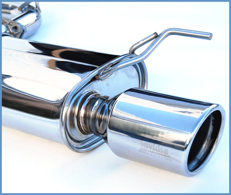 Invidia Q300 Cat-Back Exhaust w/ Stainless Steel Tip - 15+ Ford Mustang Ecoboost