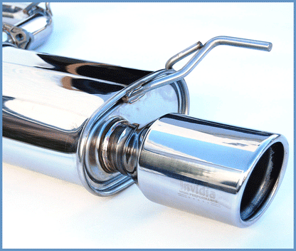 Invidia Q300 Cat-Back Exhaust w/ Stainless Steel Tip - 15+ Ford Mustang Ecoboost